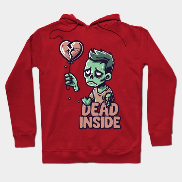 Dead Inside Zombie Hoodie by Trendsdk